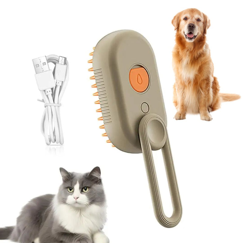 Escova Brush Pet Removedor De Pelos Para Pets 3 Em 1 (Frete Grátis Hoje)