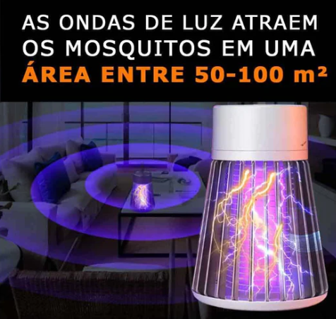 Lâmpada Mata Mosquitos Ultravioleta