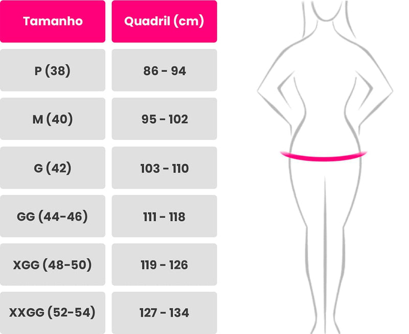 Calcinha PantyShape® - Modeladora Afina Cintura Comprime Abdômen